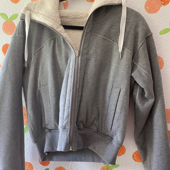 lulu reversible fleece jacket